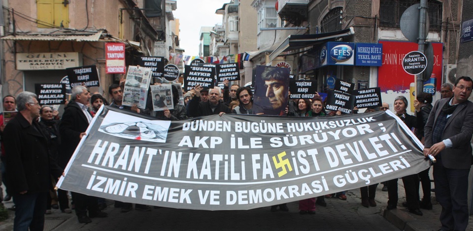 Hrant Dink İzmir'de anıldı